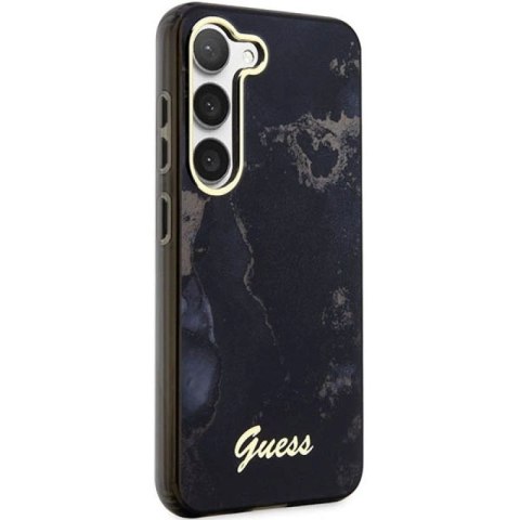 Etui Guess Golden Marble Collection S23 - czarne Guess