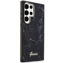 Etui Guess Marble Collection na Samsung Galaxy S23 Ultra - czarne Guess