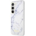 Etui Guess Marble Collection na Samsung Galaxy S23+ - białe Guess