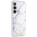 Etui Guess Marble Collection na Samsung Galaxy S23 - białe Guess