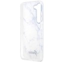 Etui Guess Marble Collection na Samsung Galaxy S23 - białe Guess