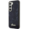 Etui Guess Marble Collection na Samsung Galaxy S23+ - czarne Guess