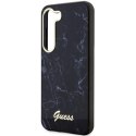 Etui Guess Marble Collection na Samsung Galaxy S23+ - czarne Guess