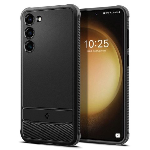 Etui Spigen Rugged Armor na Samsung Galaxy S23 - czarny mat Spigen