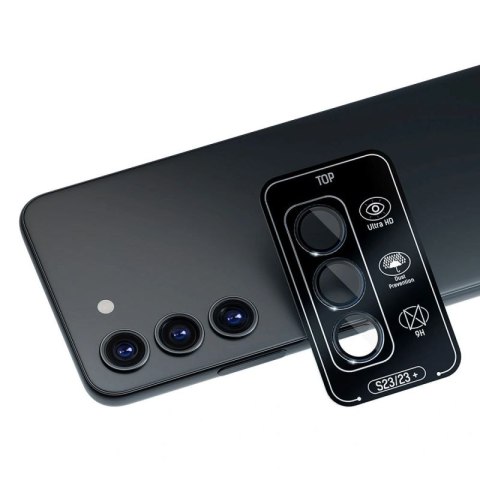 Osłona aparatu 3mk Lens Protection Pro na Samsung Galaxy S23+ - czarna