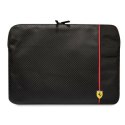 Pokrowiec Ferrari Carbon&Smooth na laptopa 14" - czarny Ferrari