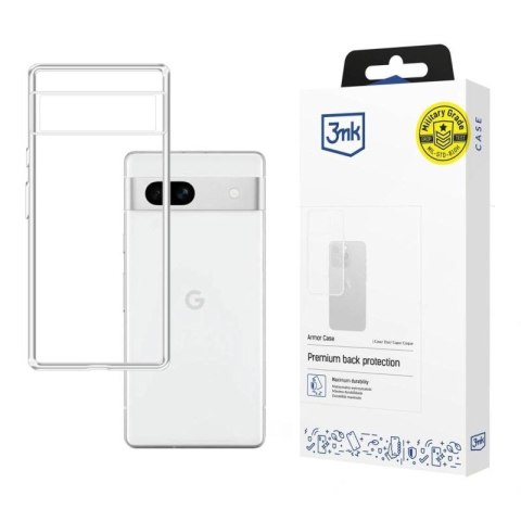 Etui 3mk Armor Case na Google Pixel 7A 5G - przezroczyste 3mk Protection