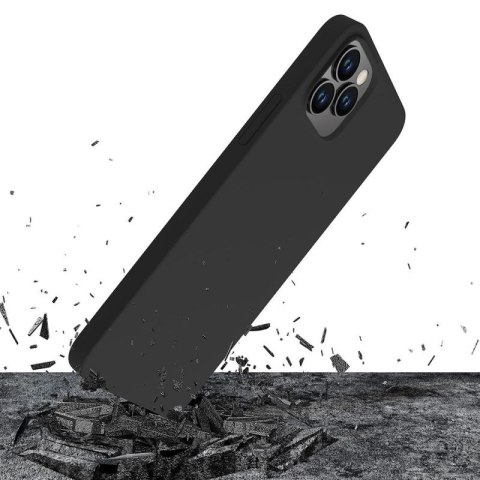 Etui 3mk Silicone Case na iPhone 12 Pro Max - czarne 3mk Protection