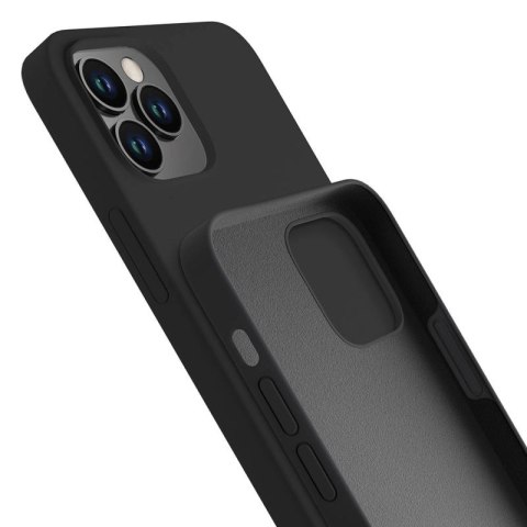 Etui 3mk Silicone Case na iPhone 12 Pro Max - czarne 3mk Protection