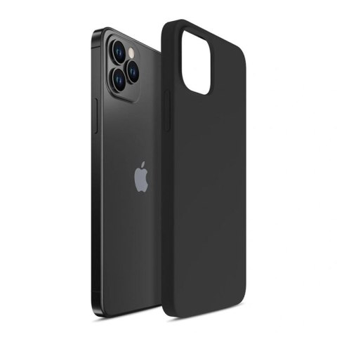 Etui 3mk Silicone Case na iPhone 12 Pro Max - czarne 3mk Protection