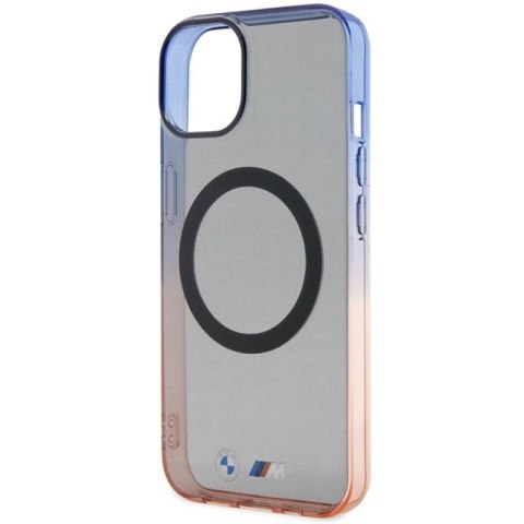 Etui BMW Gradient Bumper MagSafe na iPhone 14 Plus - szare BMW