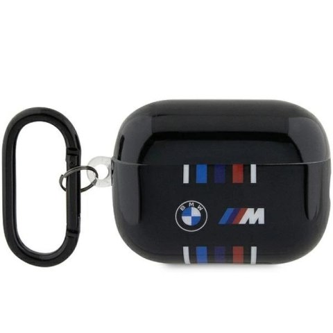 Etui BMW Multiple Colored Lines na AirPods Pro 2 gen - czarne BMW