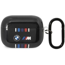 Etui BMW Multiple Colored Lines na AirPods Pro - czarne BMW