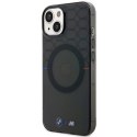 Etui BMW Pattern MagSafe na iPhone 14 Plus - szare BMW
