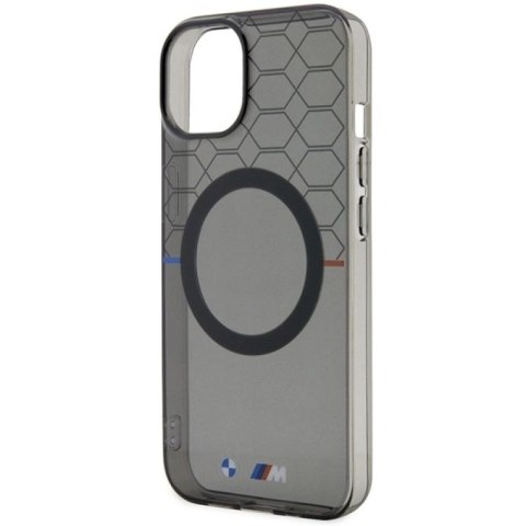Etui BMW Pattern MagSafe na iPhone 14 Plus - szare BMW