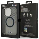 Etui BMW Pattern MagSafe na iPhone 14 Pro Max - szare BMW