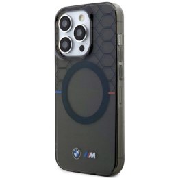 Etui BMW Pattern MagSafe na iPhone 14 Pro - szare BMW