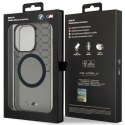 Etui BMW Pattern MagSafe na iPhone 14 Pro - szare BMW