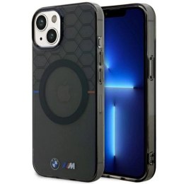 Etui BMW Pattern MagSafe na iPhone 14 - szare BMW
