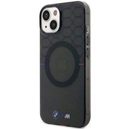 Etui BMW Pattern MagSafe na iPhone 14 - szare BMW