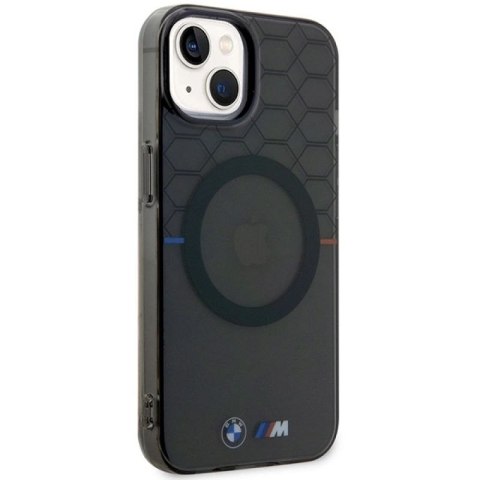 Etui BMW Pattern MagSafe na iPhone 14 - szare BMW