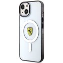 Etui Ferrari Outline MagSafe na iPhone 14 Plus - przezroczyste Ferrari