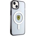 Etui Ferrari Outline MagSafe na iPhone 14 Plus - przezroczyste Ferrari
