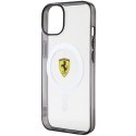 Etui Ferrari Outline MagSafe na iPhone 14 Plus - przezroczyste Ferrari