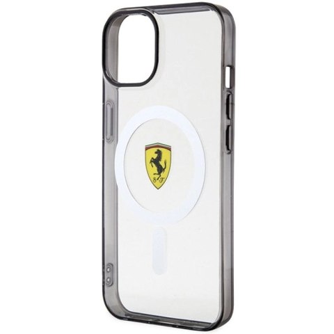 Etui Ferrari Outline MagSafe na iPhone 14 Plus - przezroczyste Ferrari