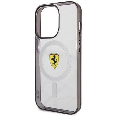 Etui Ferrari Outline MagSafe na iPhone 14 Pro Max - przezroczyste Ferrari