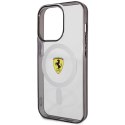 Etui Ferrari Outline MagSafe na iPhone 14 Pro - przezroczyste Ferrari