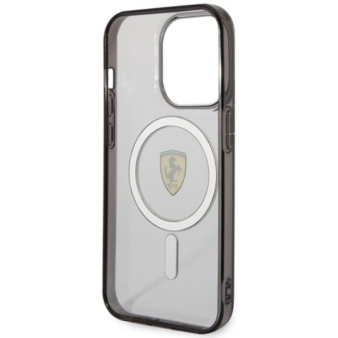 Etui Ferrari Outline MagSafe na iPhone 14 Pro - przezroczyste Ferrari