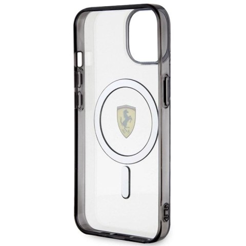 Etui Ferrari Outline MagSafe na iPhone 14 - przezroczyste Ferrari
