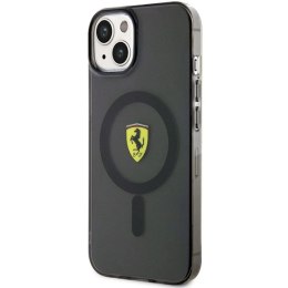 Etui Ferrari Translucent MagSafe na iPhone 14 Plus - czarne Ferrari