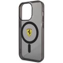 Etui Ferrari Translucent MagSafe na iPhone 14 Pro Max - czarne Ferrari