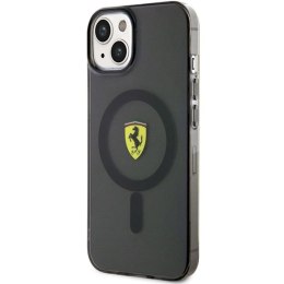 Etui Ferrari Translucent MagSafe na iPhone 14 - czarne Ferrari
