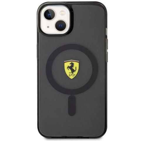 Etui Ferrari Translucent MagSafe na iPhone 14 - czarne Ferrari