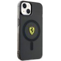 Etui Ferrari Translucent MagSafe na iPhone 14 - czarne Ferrari