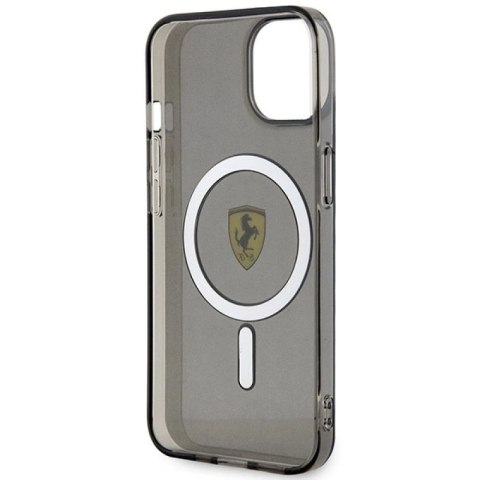 Etui Ferrari Translucent MagSafe na iPhone 14 - czarne Ferrari