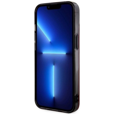 Etui Ferrari Translucent MagSafe na iPhone 14 - czerwone Ferrari