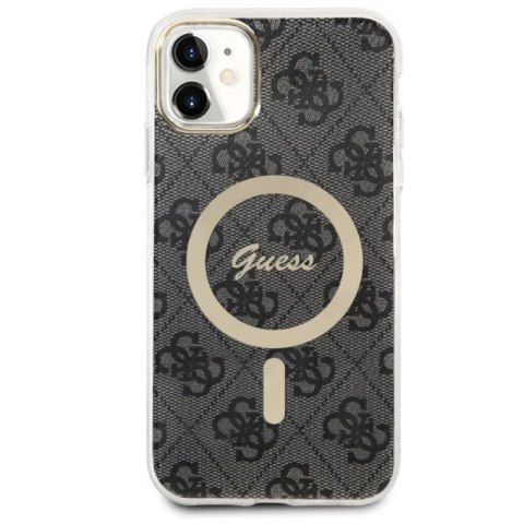Etui Guess 4G MagSafe na iPhone 11 - czarne Guess