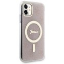 Etui Guess 4G MagSafe na iPhone 11 - różowe Guess