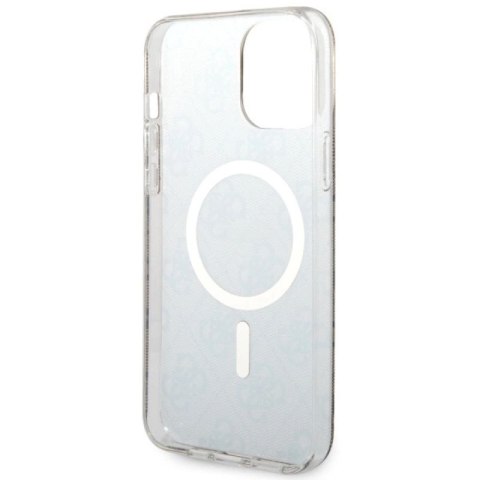 Etui Guess 4G MagSafe na iPhone 13 Pro Max - brązowe Guess