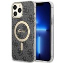 Etui Guess 4G MagSafe na iPhone 13 Pro Max - czarne Guess