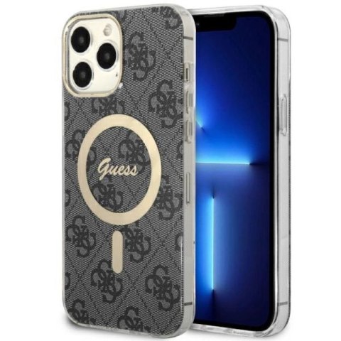 Etui Guess 4G MagSafe na iPhone 13 Pro Max - czarne Guess