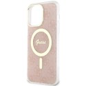 Etui Guess 4G MagSafe na iPhone 14 Pro Max - różowe Guess