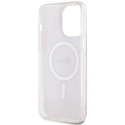 Etui Guess 4G MagSafe na iPhone 14 Pro Max - różowe Guess