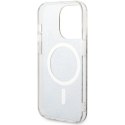 Etui Guess 4G MagSafe na iPhone 14 Pro - brązowe Guess