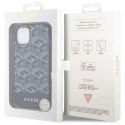 Etui Guess GCube Stripes MagSafe na iPhone 14 Plus - czarne Guess