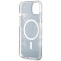 Etui Guess Golden Marble MagSafe na iPhone 14 Plus - czarne Guess